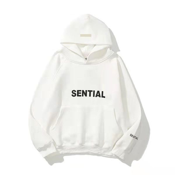 

necessities fear of god essentials hoodie lovers print pattern with velvet hoodies, Black