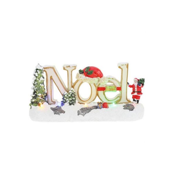 

interior decorations christmas resin ornament crafts luminous colorful light letter decoration