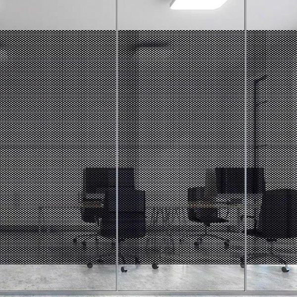 

window stickers mesh film self-adhesive privacy glass home office sunshade stikers