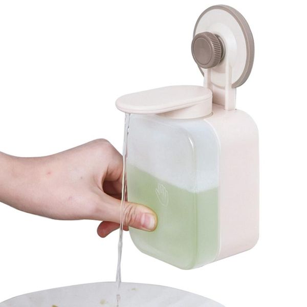 

kitchen sink soap dispenser wall-mounted hand sanitizer bottle bathroom punch-shower gel liquid