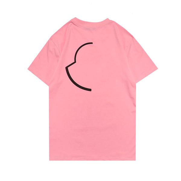 

21ss designer tide t shirts chest letter laminated print short sleeve high street loose oversize casual t-shirt 100% pure cotton for men an, White;black