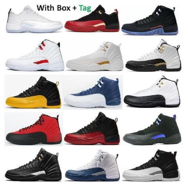 

men basketball shoes 11 11s bred concord 23 space jam high 45 12s playoffs 12 reverse taxi sneakers indigo trainers with box