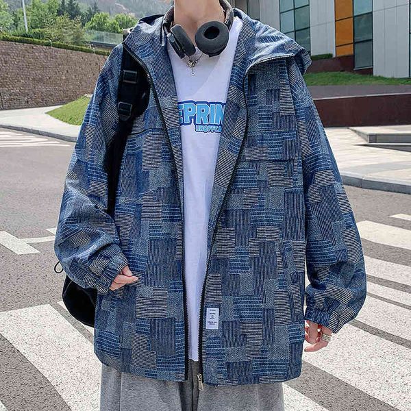 

men's jackets male harajuku bomber jacket with hood, large blue/black casual man's zipper, for spring and autumn f6gt, Black;brown