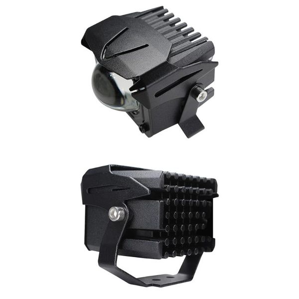 

working light 1 pair waterproof led high power motorcycle headlights with high-speed cooling system bifocal lens headlamps