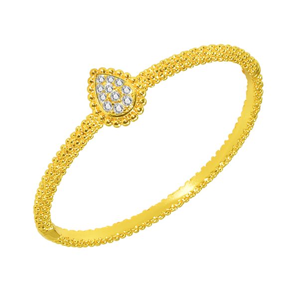 

2021 luxury designer bracelets women fashion jewellery love bangle water drop design silver rose gold full of diamonds high end girl bracele, Black