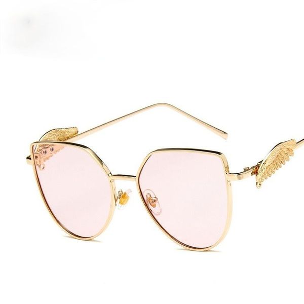 

trendy wing sunglasses angel glasses fashion feather women, White;black