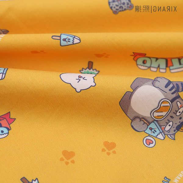 

children's cotton handkerchief 80s satin printing, White