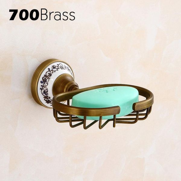 

soap dishes classical style antique brass shower net wall mounted sturdy ceramic base dish bathroom accessories
