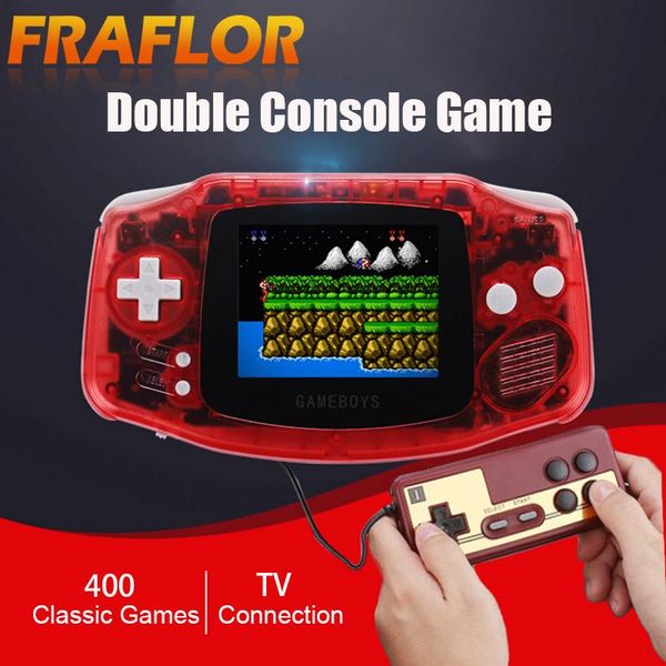 

portable game players 3.0 inch hd lcd handheld retro mini console built-in 400 av line video support 2