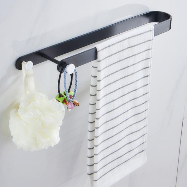 

towel racks wall mounted u-shape rack holder hook hanging bar shelf for bathroom