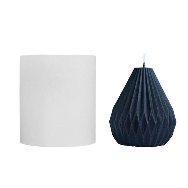 

craft tools pear shaped 3d candle mold silicone molds wax mould art fragrance making soap chocolate cake decorating diy tool