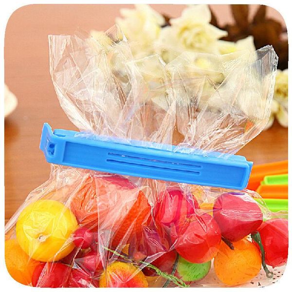 

bag clips 10pcs portable kitchen storage food snack seal sealing clamp plastic tool accessories wholesale