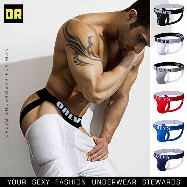 

ors low waist underwear cotton men's trend double thong gayor131, White;black
