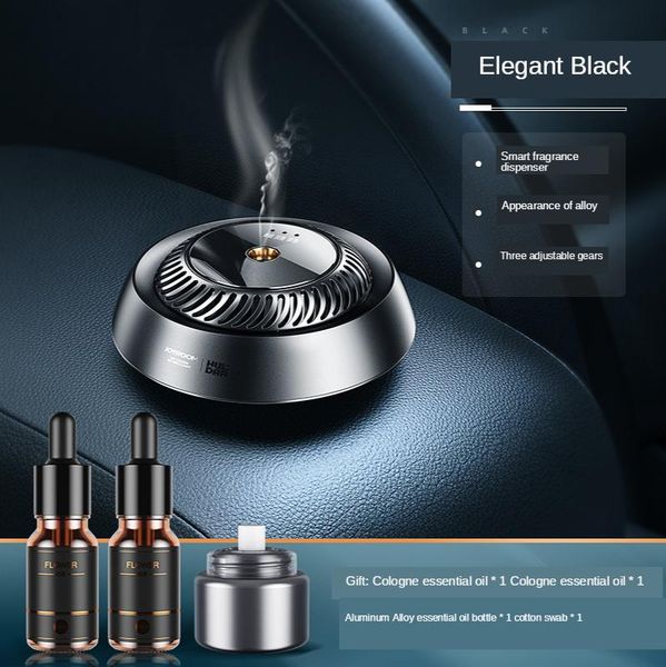 

car air freshener intelligent on-board instrument metal charging purification, odor removal, light fragrance lasting decoration
