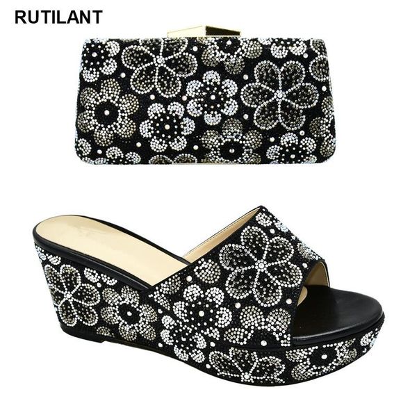 

dress shoes latest design plus size women heel sales in matching and bag set african wedding italian shoe sets, Black