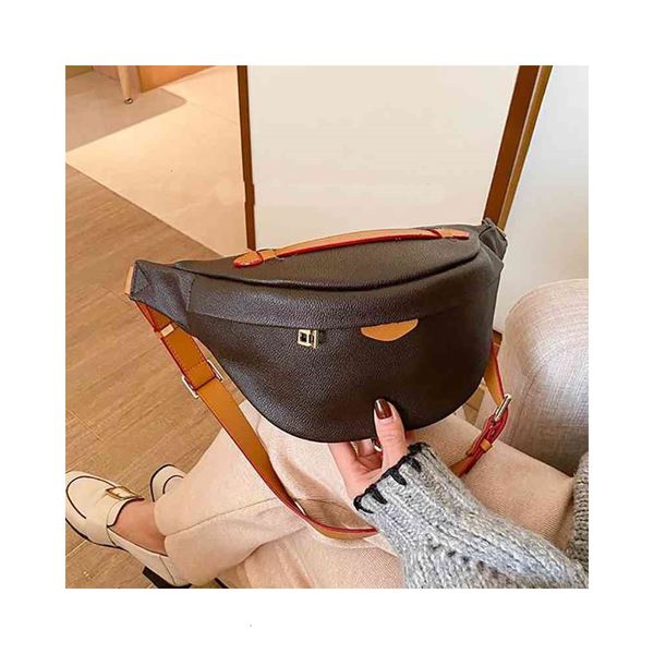 

latest pu leather waist bag letter pattern fashion crossbody shoulder bags men and women universal classic style with