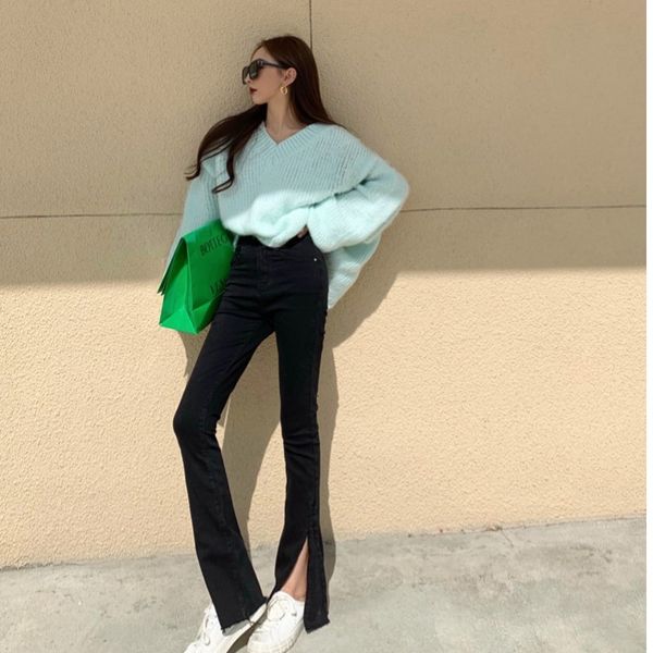 

women's shorts black trousers for women spring and autumn korean style slimming breech breeches high waist fine fit in fashion with lat, White;black