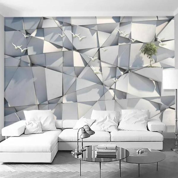 

wallpapers abstract solid geometric flying bird background wallpaper for walls 3d wall paper mural home improvement decorate