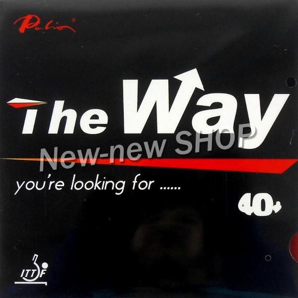 

table tennis raquets palio the way 40+ pips in rubber with sponge