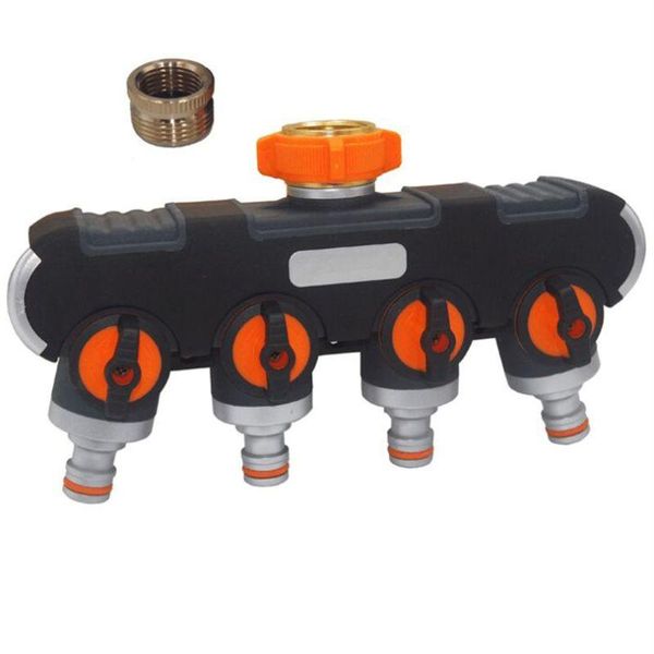 

watering equipments 4 way hose splitter sprinkler connector garden faucet adapter water distributor irrigation tools set
