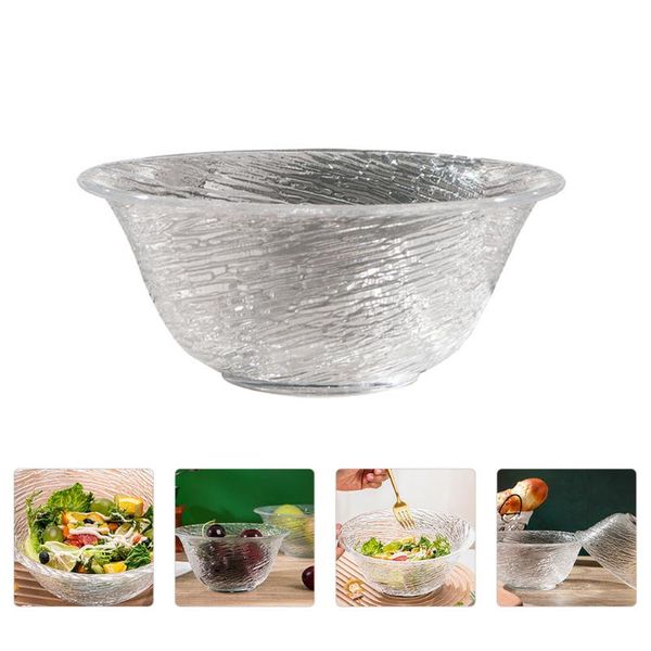 

bowls 1pc fruit bowl versatile transparent salad container serving