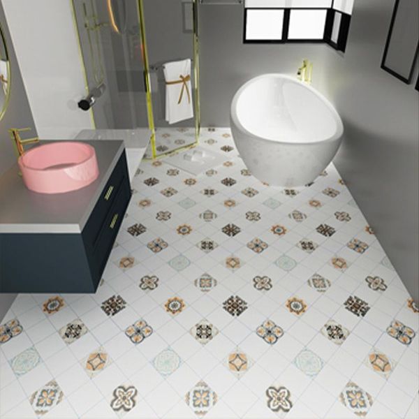

wallpapers floor sticker waterproofself-adhesive wear-resistant moroccanretro ceramic tile american bathroom non-slip kitchen
