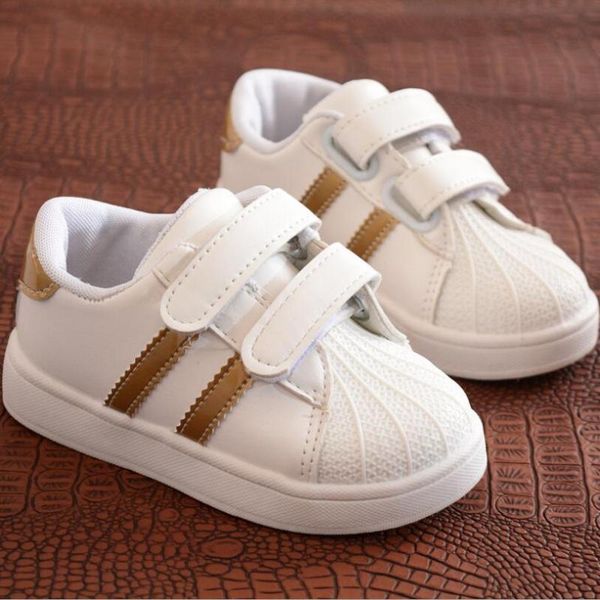 

sneakers children shoes girls boys sport antislip soft bottom kids baby sneaker casual flat white size 21-30, Black;red