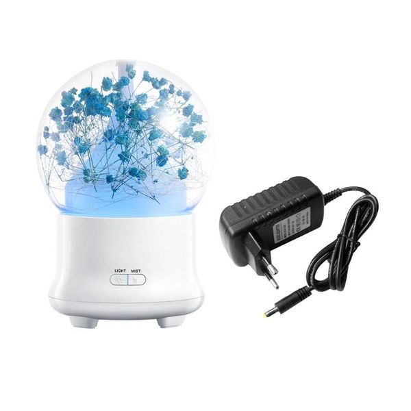 

immortalized flower machine humidifier bedroom deskair purifier seven color night lamp ultrasonic wave fragrance lamps