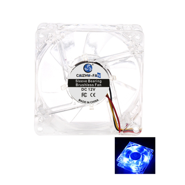 

fans & coolings blue led dc12v 80mm 8025 80*80*25mm 8*8*2.5cm pc case fan cooling 2pin 3pin 4d