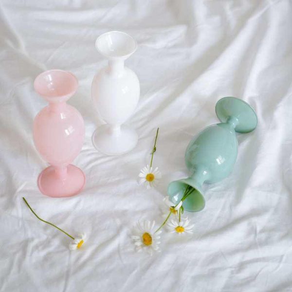 

vases table flower vase aesthetic modern nordic style bedroom glass minimalist office dekoracje do pokoju terrarium decor dl6hp