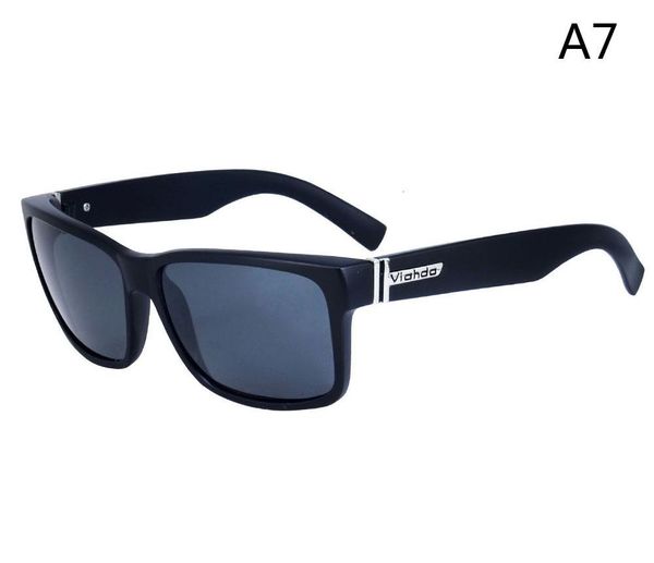 

sunglasses viahda brand classic square polarized men glasses coating bla frame fishing driving eyewear, White;black
