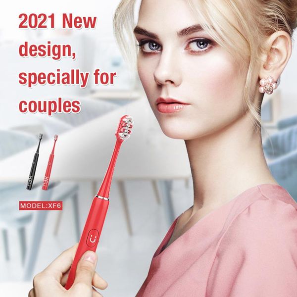 

smart electric toothbrush seago sonic 24000 time/min vibration washable whitening waterproof teeth brush replacement 3brush head