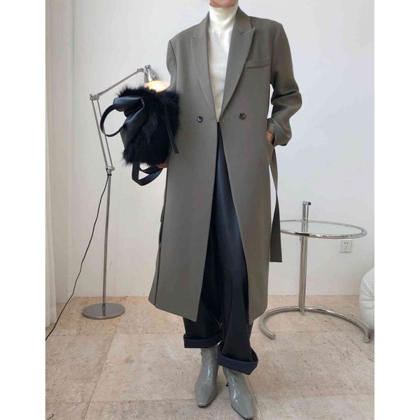 

suits women's autumn winter fashionable long suit loose and thin all-match coat jacket women iow2, White;black