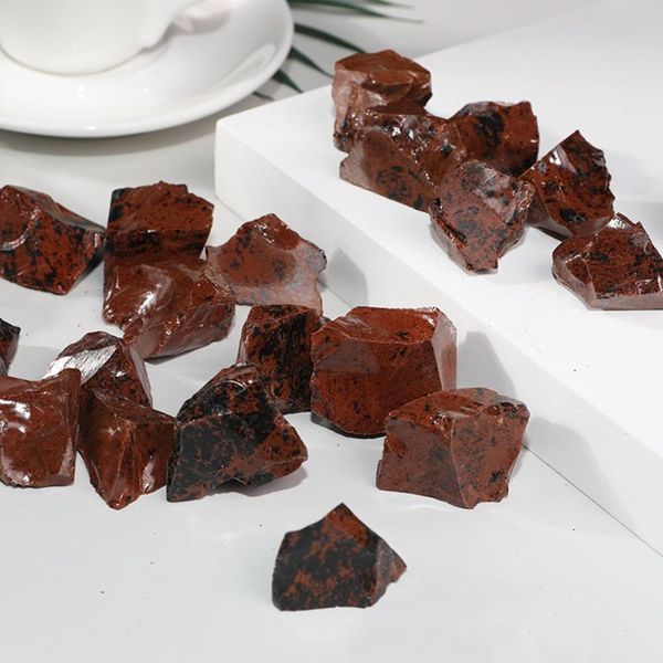 

decorative objects & figurines 2021 100g super natural red colorful quartz crystal stone rock chips healing gravel decor for diy