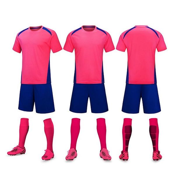 Camisa de futebol personalizado conjuntos de futebol terno de manga curta adulto placas de luz das crianças meninos e meninas classe equipe uniforme de dragão de treinamento 06