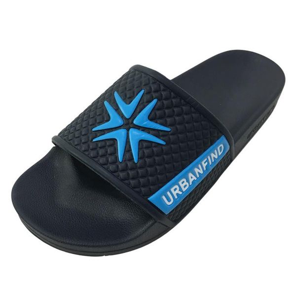 

slippers arrival indoor outside slides men fashion size 41-46 original design man casual summer shoes flats, Black