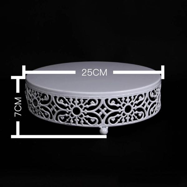 

other bakeware cake tray white 10 inch iron stand round dessert holder