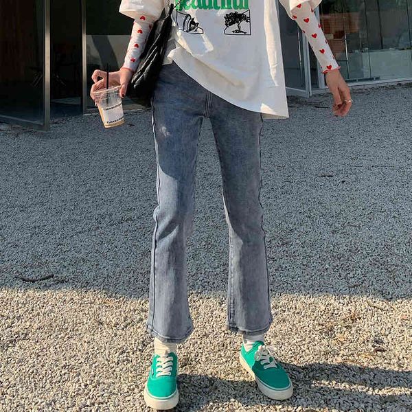 

jeans high waist jeans women loose streetwear boyfriend solid color slim vintage denim trousers casual long pants spring piqw a0gn, Blue