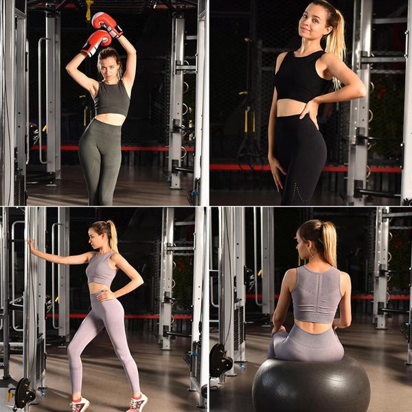 

yoga outfit womens padded bra crop underwear for training running gym fitness