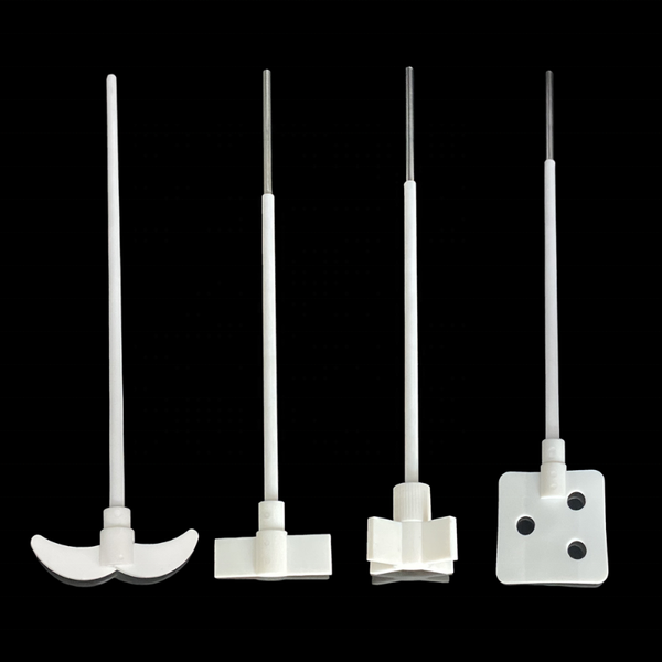 

lab supplies ptfe stirring paddle acid and alkali resistant rod slotted cross plate