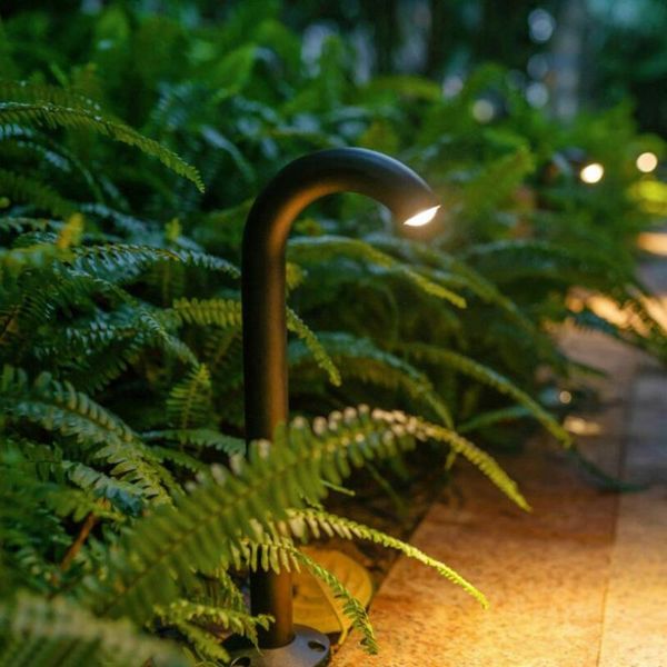 

outdoor garden water faucet light landscape pathway cob lawn spotlight courtyard villa aluminum pillar bollard lamps
