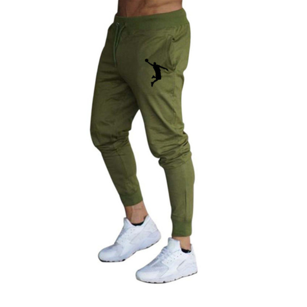 

men's pants sik silk fitness skinny trousers spring elastic bodybuilding pant workout track bottom men joggers sweatpants, Black