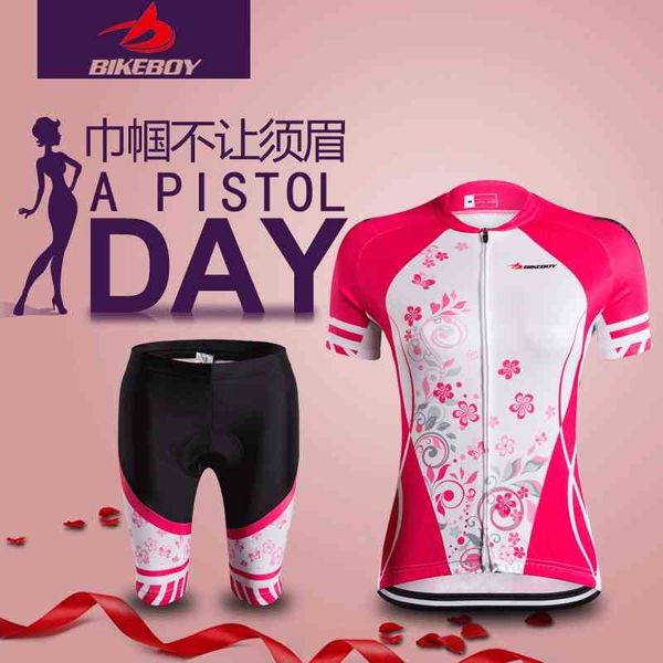 

Cycling short sleeve suit spring and autumn cycling sportswear top pants