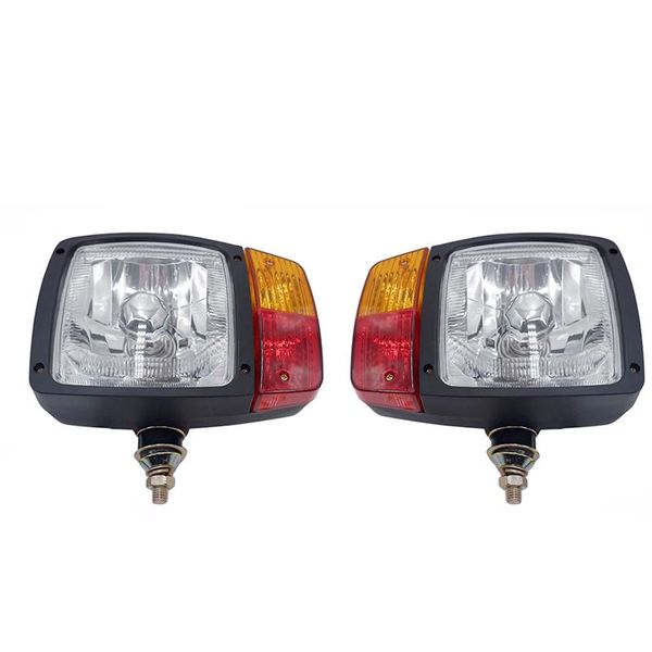 

emergency lights universal led turn signal indicator work light headlights for tractor trailer excavator truck
