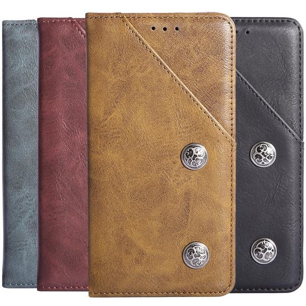 

cell phone pouches itien tpu protection durable flip genuine leather cover case for meizu m10 6.5 inch power wallet etui skin