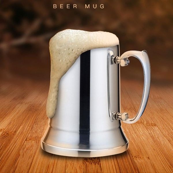 

mugs 304 stainless steel beer mug simple coffee tea water cups