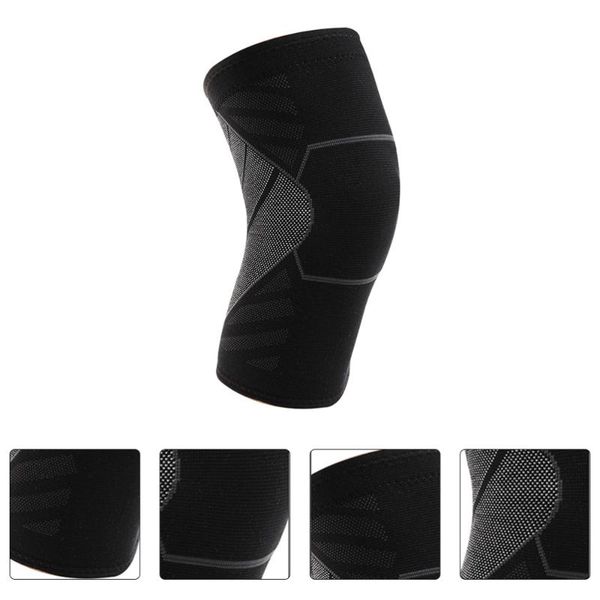 

elbow & knee pads 1pc breathable fashion sports kneecap durable, Black;gray