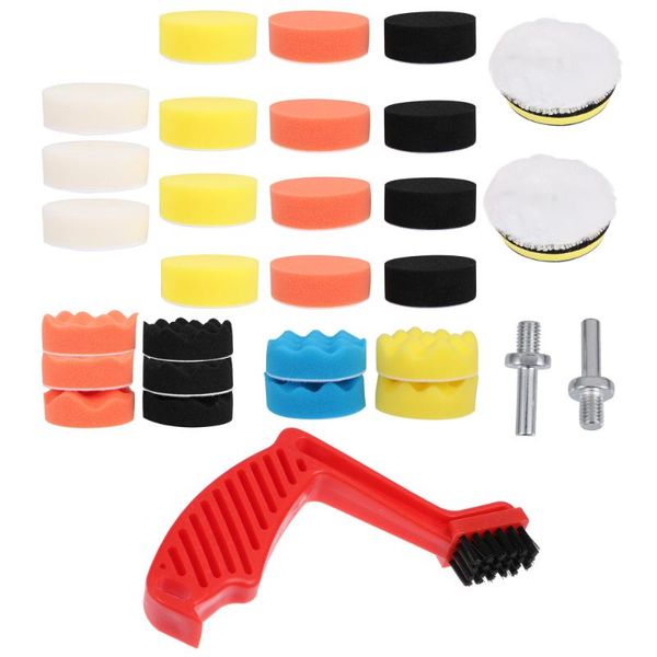 

pcs polisher polishing pad sponge car wash waxing equipment care products