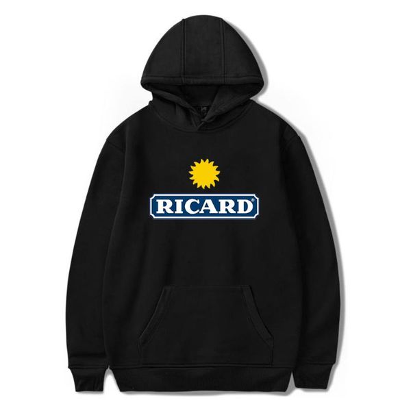 

women's hoodies & sweatshirts fashion fall winter men's ricard hoodie sweatshirt streetwear pink costume polerone ladies harajuku, Black