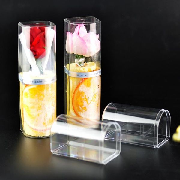 

20pcs net red ps hard plastic couple cup mousse cake cups creative gift boxes valentine's day diy baking favors decoration box disposab